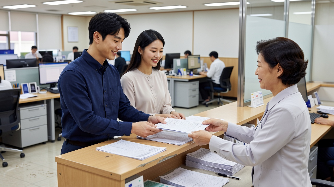 신혼생활 시작을 위한 혼인신고 서류 제출