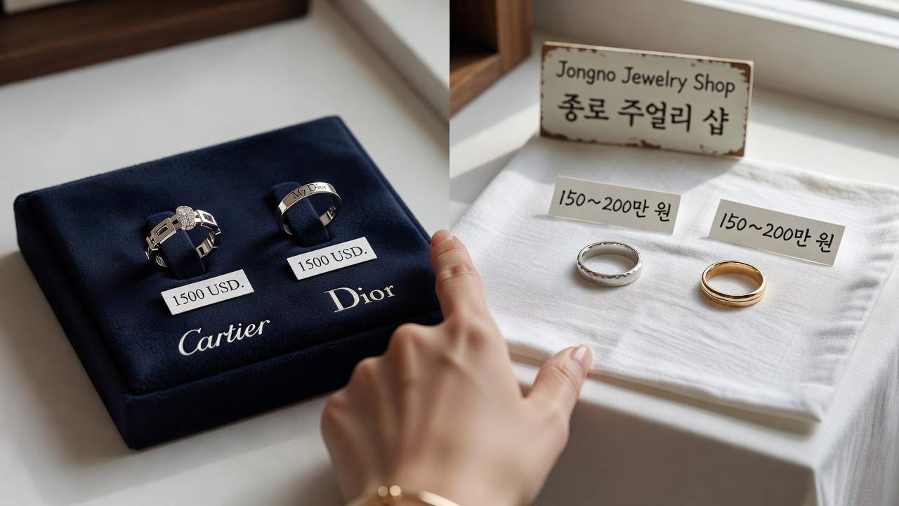 웨딩 명품 밴드와 가성비 링 선택 기준
